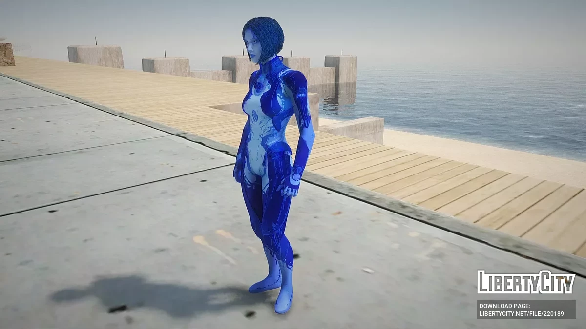 Кортана из Halo 5 / GTA San Andreas