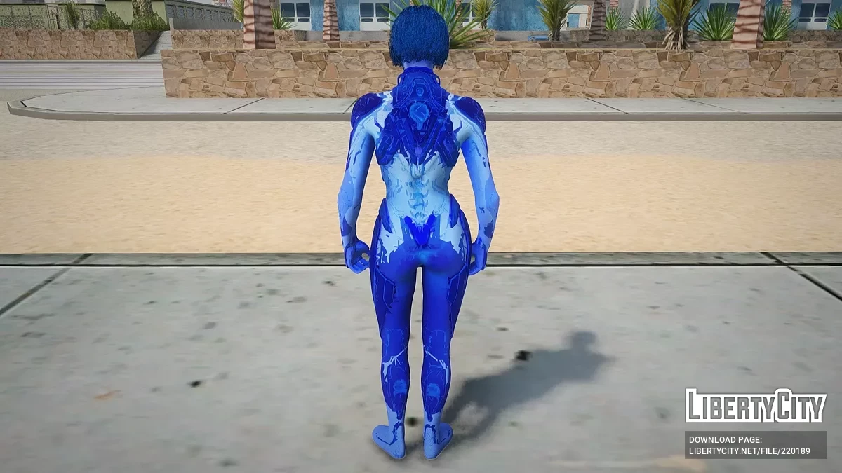 Кортана из Halo 5 / GTA San Andreas