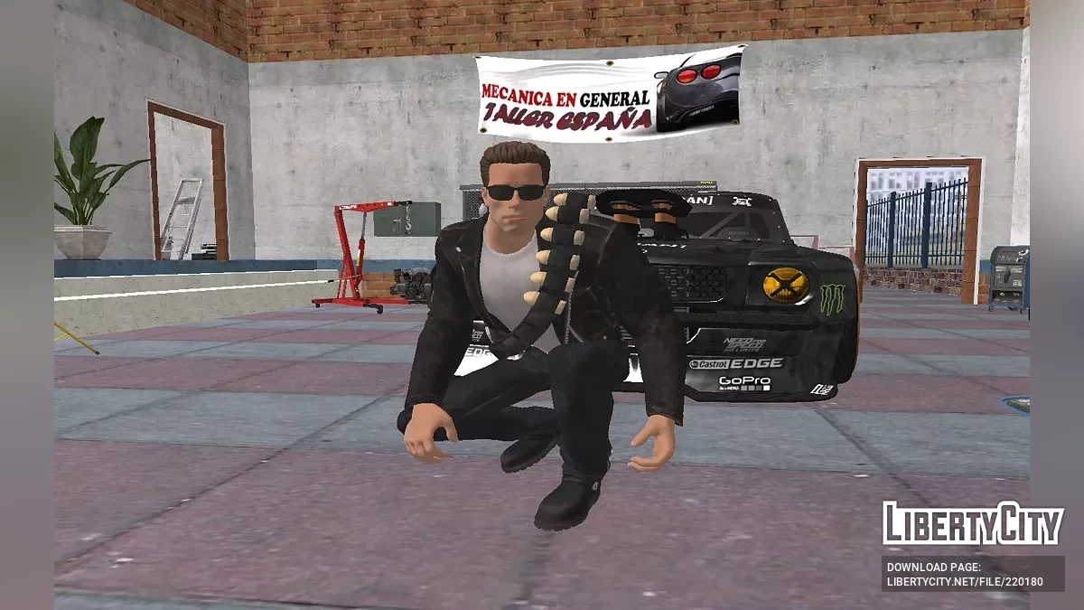 Терминатор (Арнольд Шварценеггер) из Fortnite / GTA San Andreas