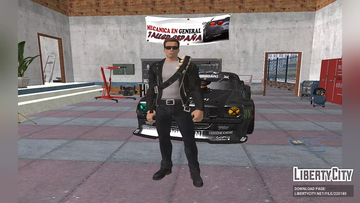 Терминатор (Арнольд Шварценеггер) из Fortnite / GTA San Andreas