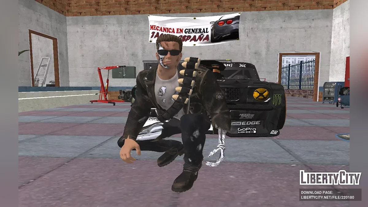 Терминатор (Арнольд Шварценеггер) из Fortnite / GTA San Andreas