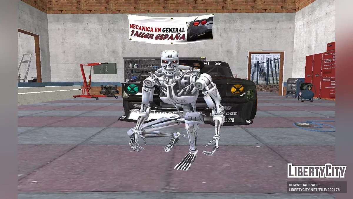 Терминатор T-800 из Fortnite / GTA San Andreas