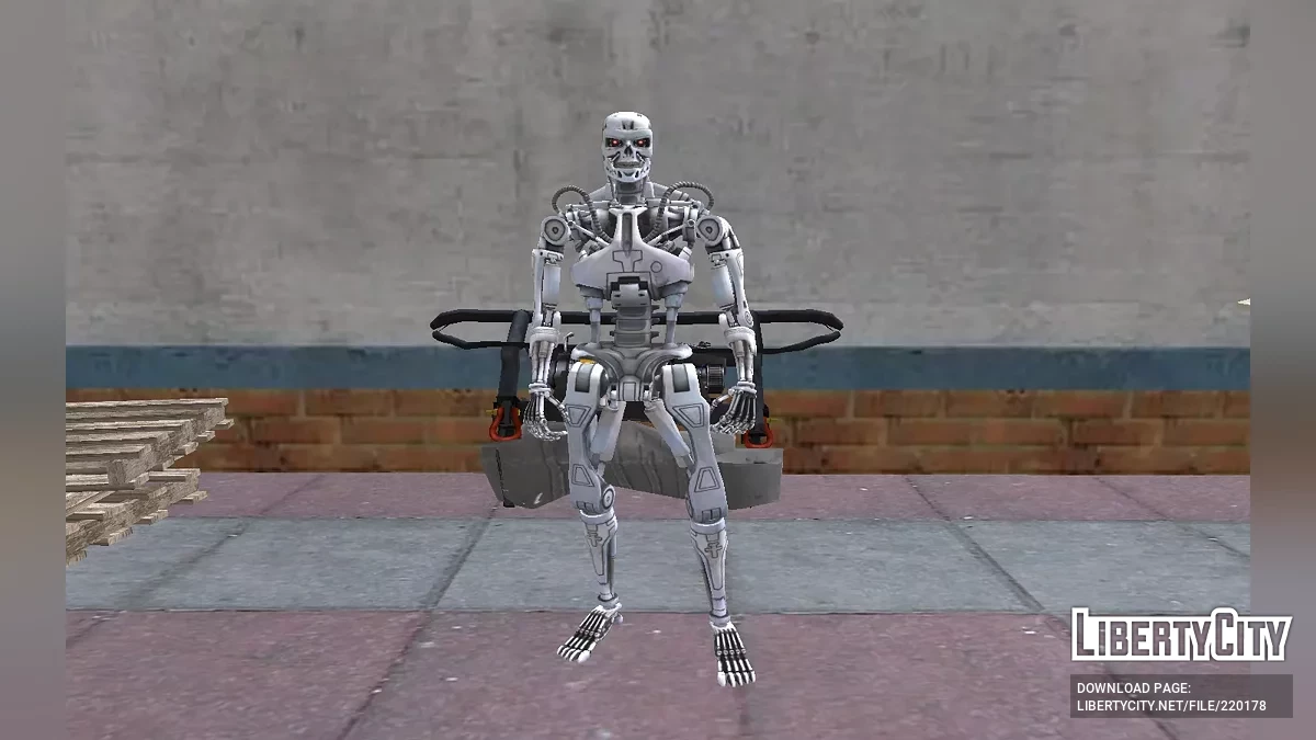 Терминатор T-800 из Fortnite / GTA San Andreas
