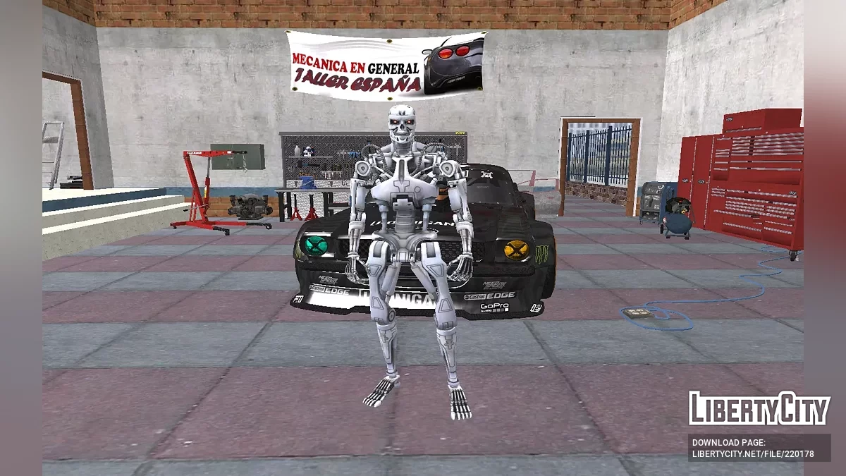 Терминатор T-800 из Fortnite / GTA San Andreas