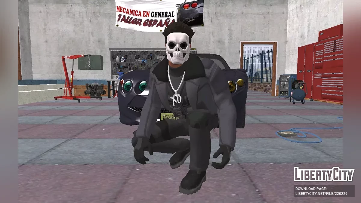 The Weeknd из Fortnite в тактическом костюме / GTA San Andreas