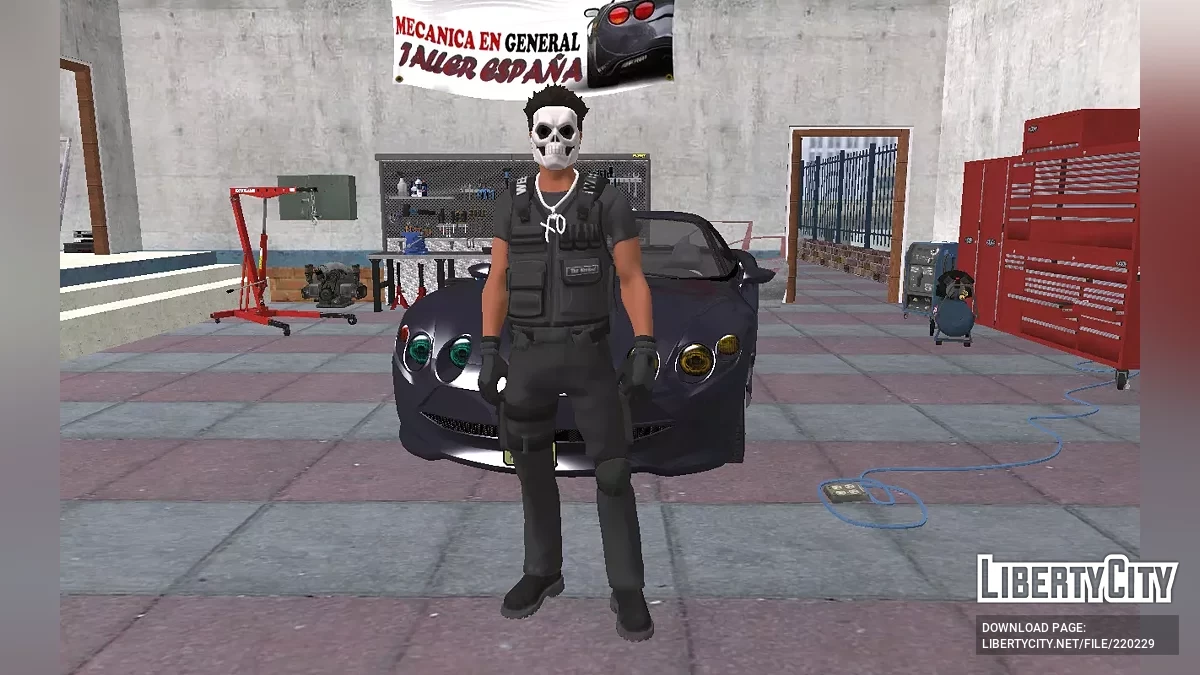 The Weeknd из Fortnite в тактическом костюме / GTA San Andreas