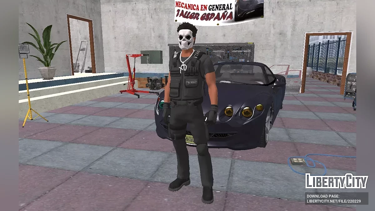 The Weeknd из Fortnite в тактическом костюме / GTA San Andreas