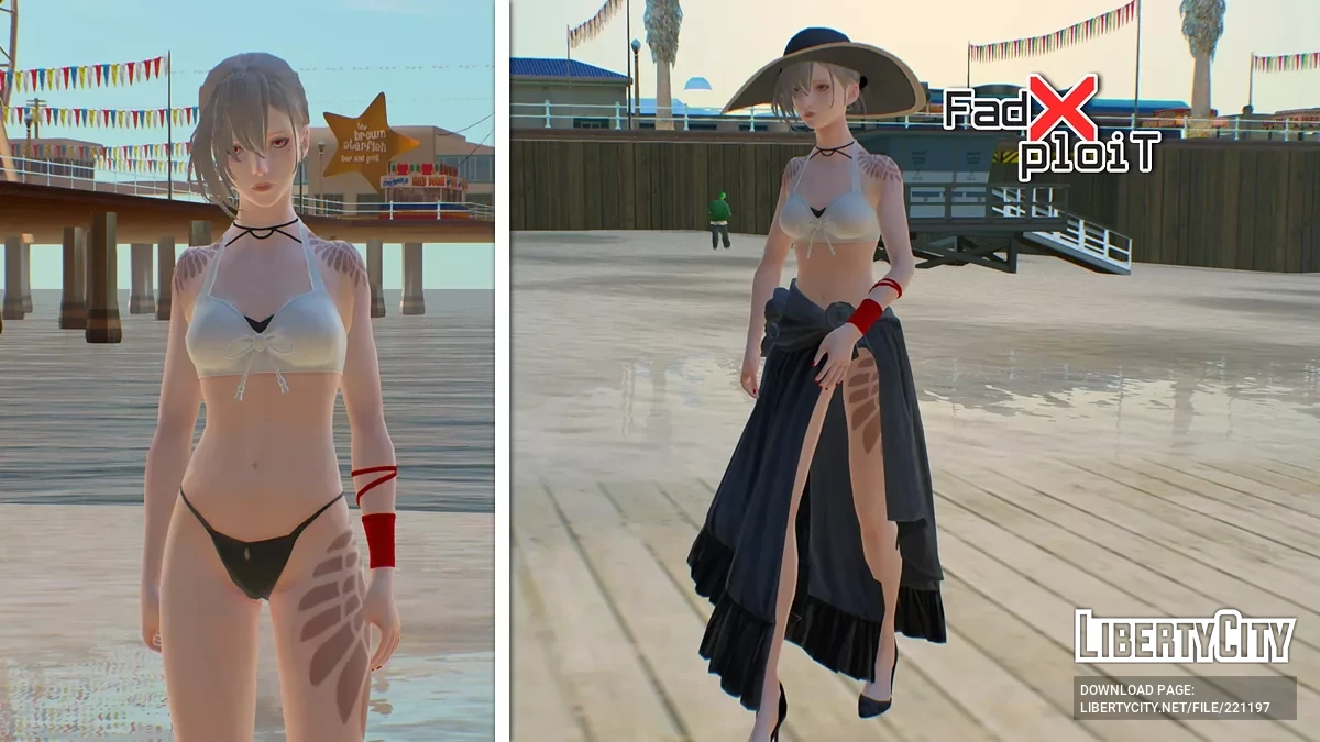 Акеха - Летний ассасин из NieR Reincarnation / GTA San Andreas
