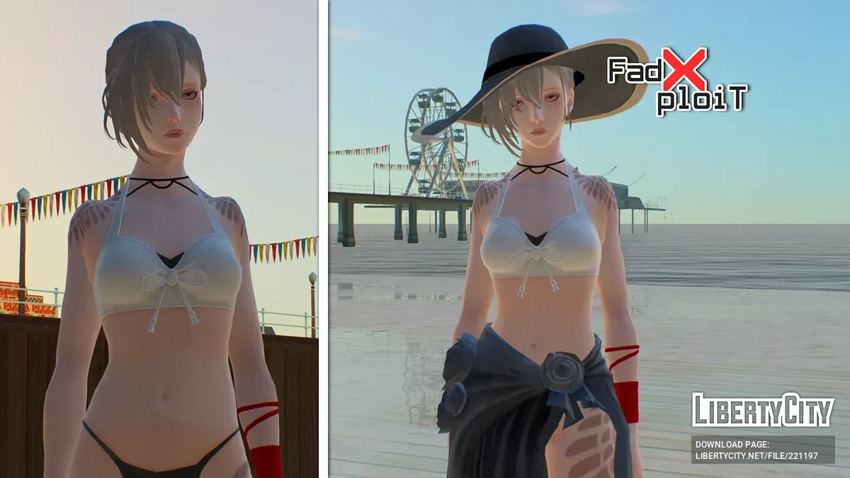 Акеха - Летний ассасин из NieR Reincarnation / GTA San Andreas