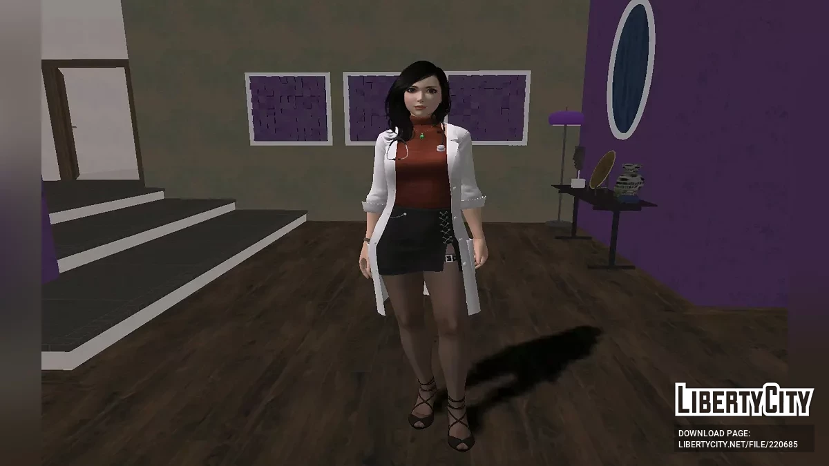 Тифа Локхарт из FVII - Медсестра Венеры / GTA San Andreas