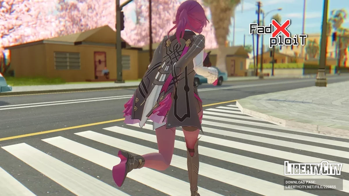 Кафка из Honkai: Star Rail / GTA San Andreas
