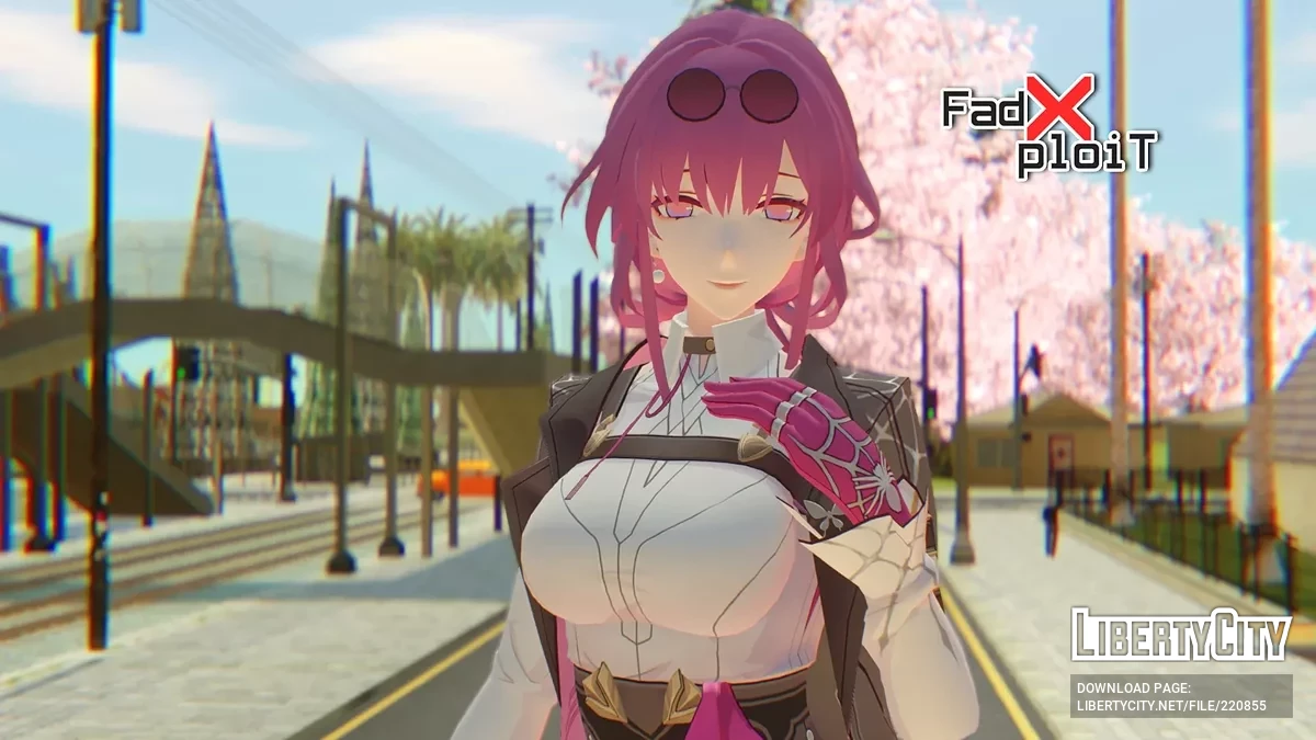 Кафка из Honkai: Star Rail / GTA San Andreas