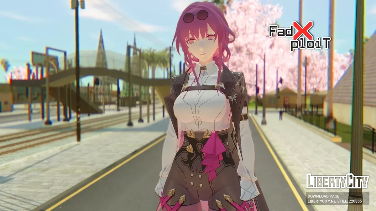 Кафка из Honkai: Star Rail / GTA San Andreas