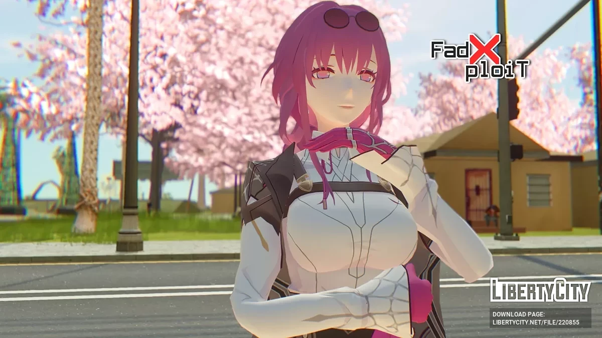 Кафка из Honkai: Star Rail / GTA San Andreas