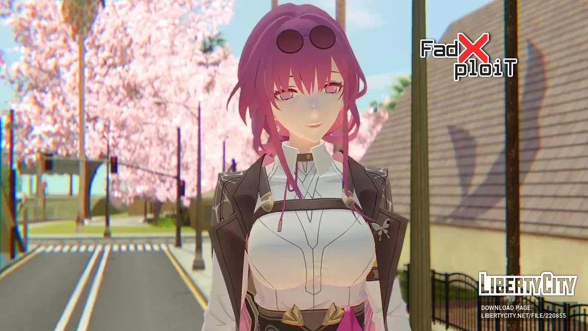 Кафка из Honkai: Star Rail / GTA San Andreas