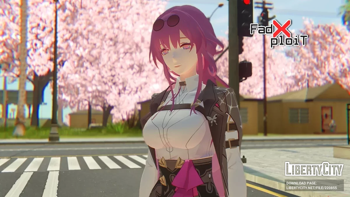 Кафка из Honkai: Star Rail / GTA San Andreas