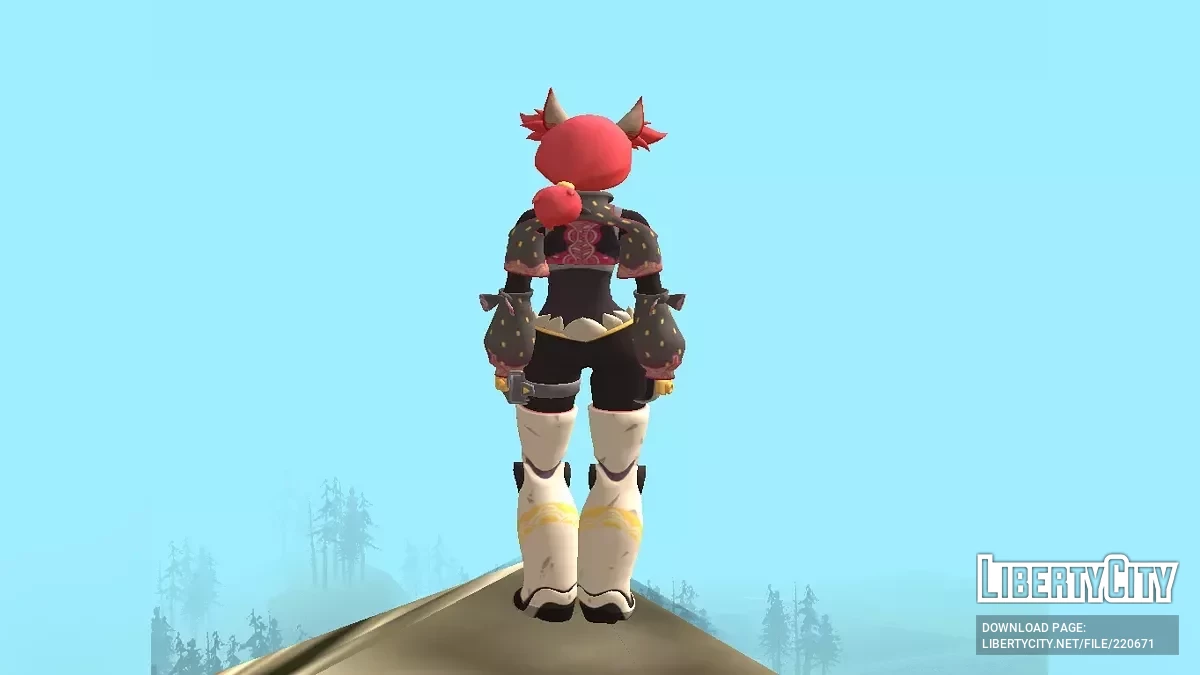 Пятихвостая Кимико из Fortnite / GTA San Andreas