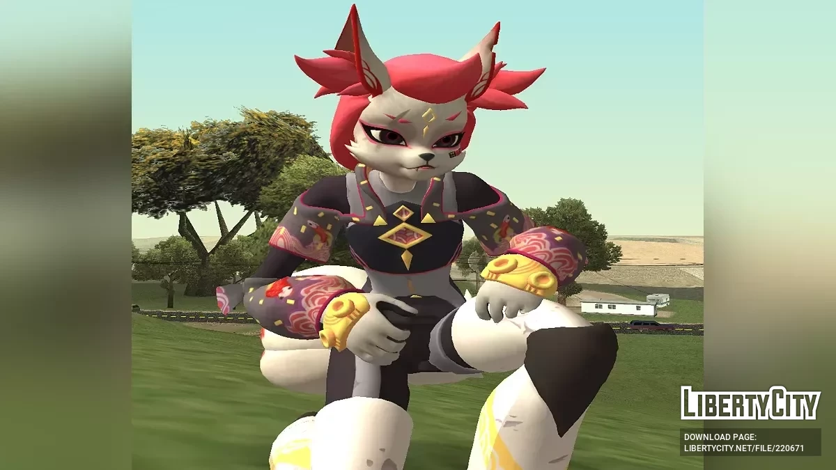 Пятихвостая Кимико из Fortnite / GTA San Andreas