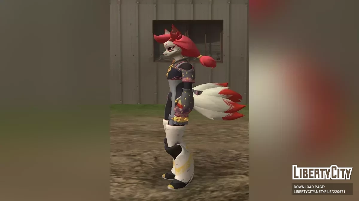 Пятихвостая Кимико из Fortnite / GTA San Andreas