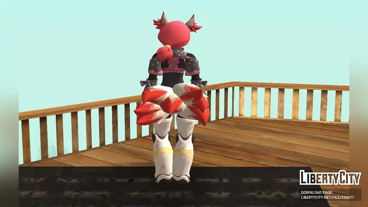 Пятихвостая Кимико из Fortnite / GTA San Andreas