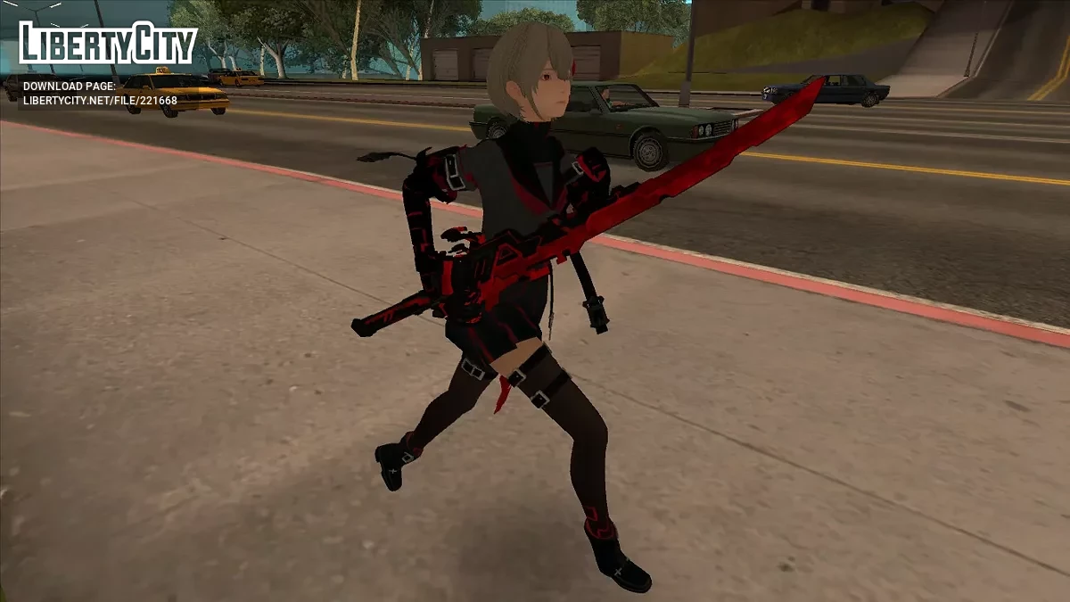 Hina из NieR: Reincarnation / GTA San Andreas