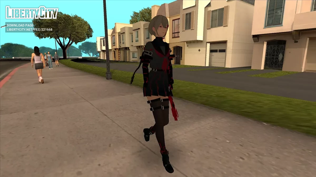 Hina из NieR: Reincarnation / GTA San Andreas