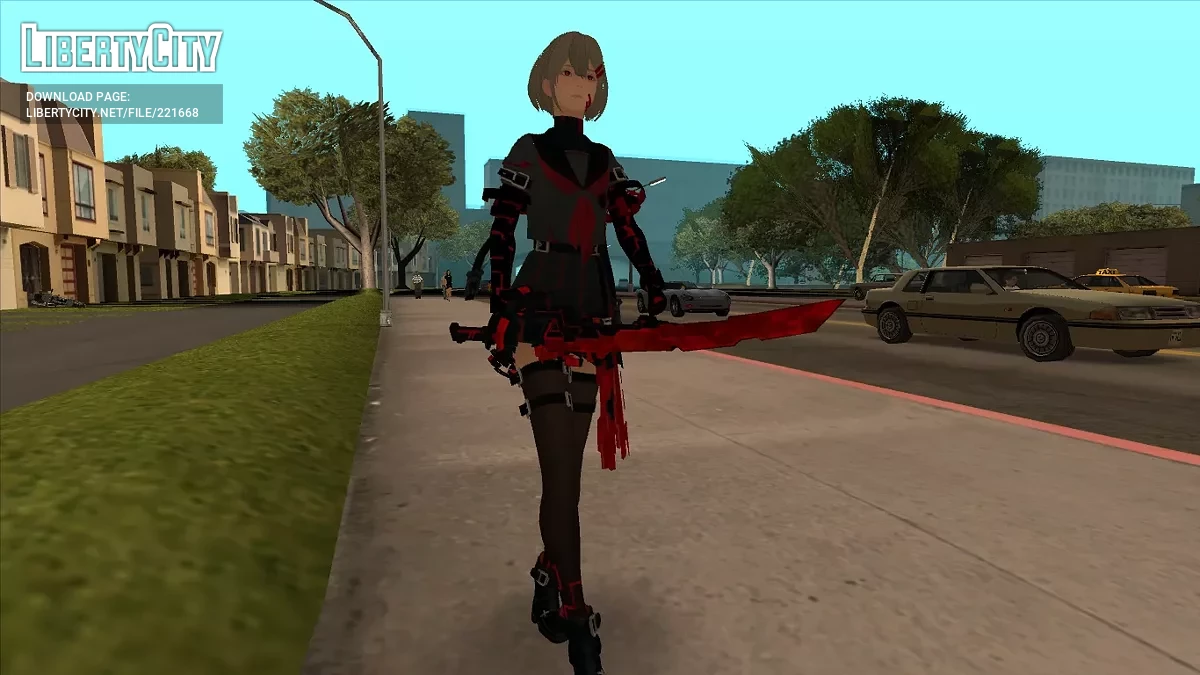Hina из NieR: Reincarnation / GTA San Andreas