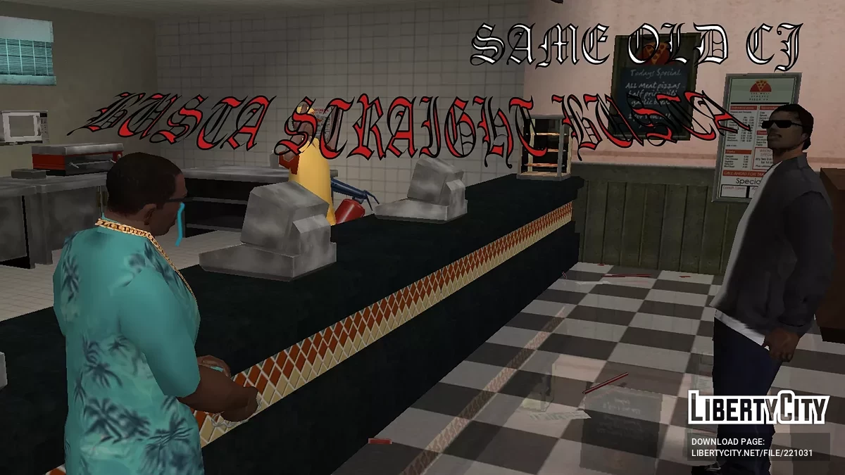 Райдер в одежде Eazy-E / GTA San Andreas