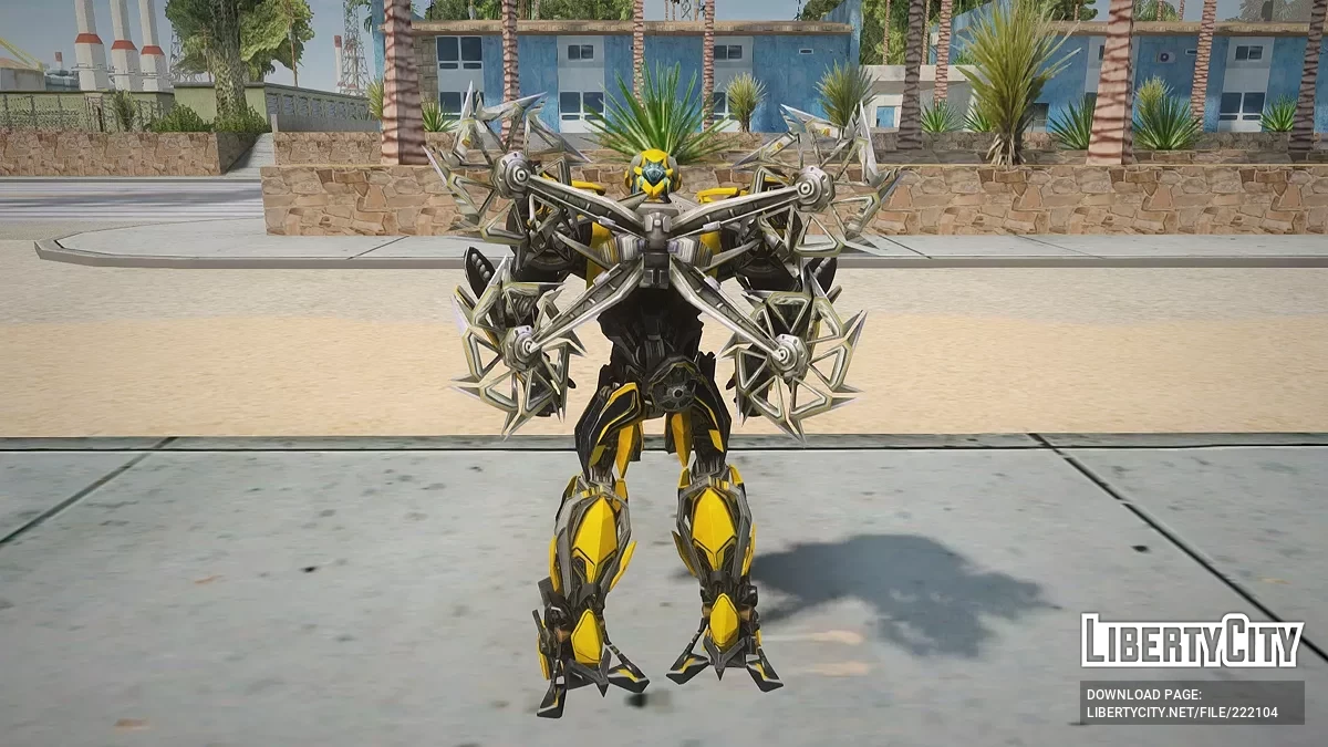Бамблби из Transformers Age of Extinction / GTA San Andreas