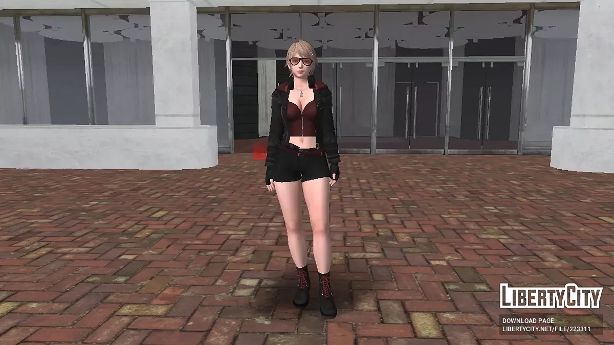 Эми в наряде вороньей звезды / GTA San Andreas