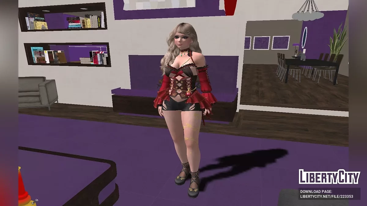 Эми из DOAXVV в стиле Makeup Noblesse / GTA San Andreas