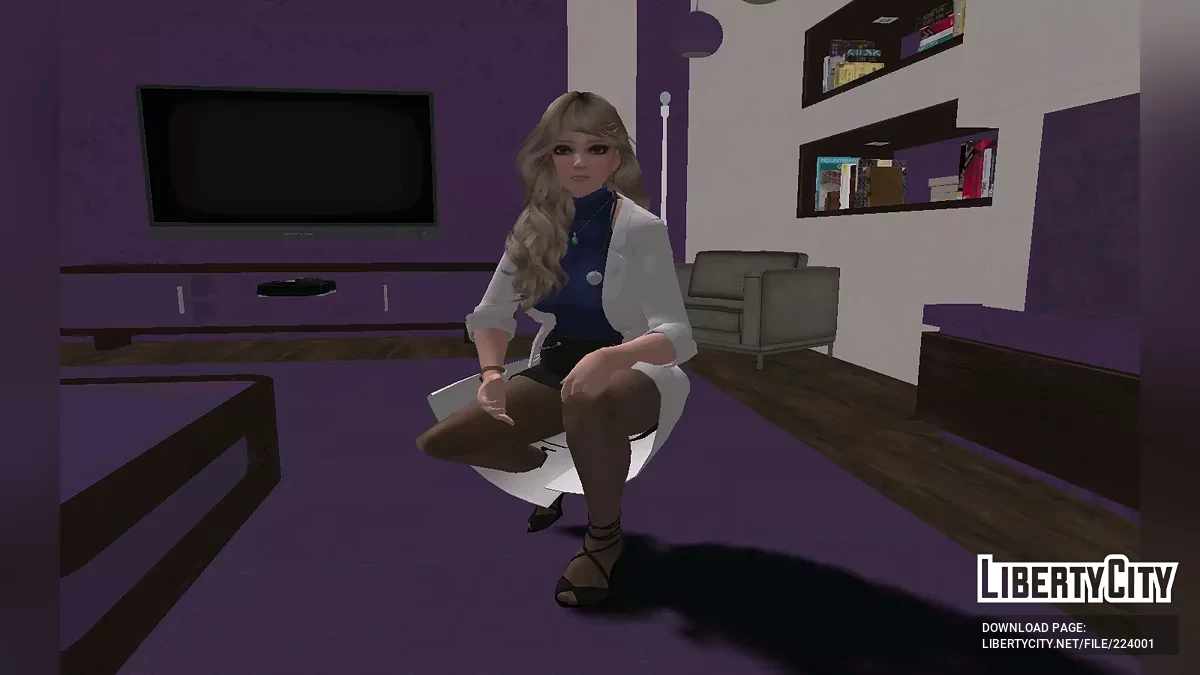 Эми из DOAXVV - Медсестра Venus Wellness / GTA San Andreas
