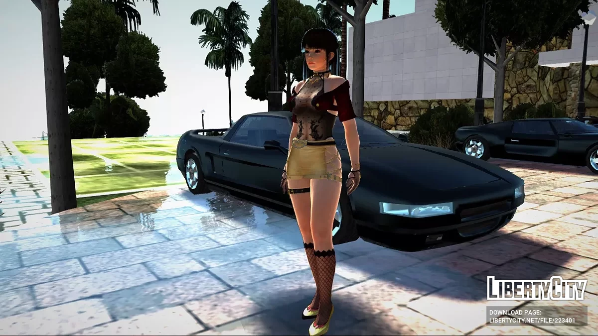 Лейфанг из Dead Or Alive в элегантном наряде / GTA San Andreas