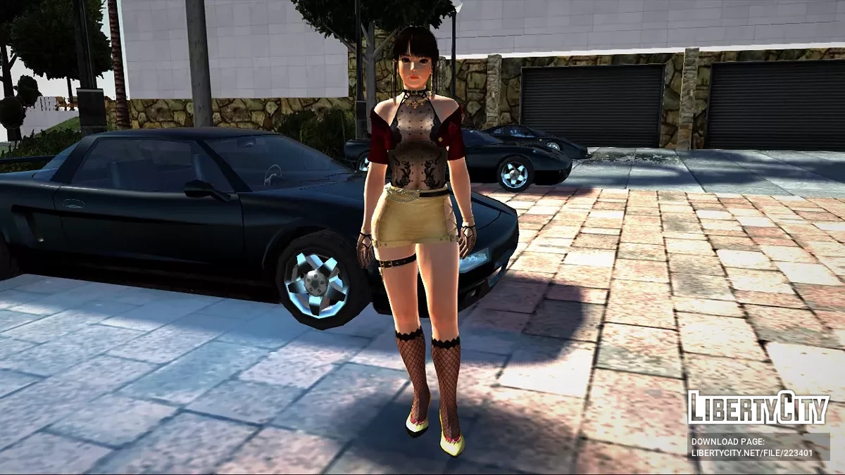 Лейфанг из Dead Or Alive в элегантном наряде / GTA San Andreas