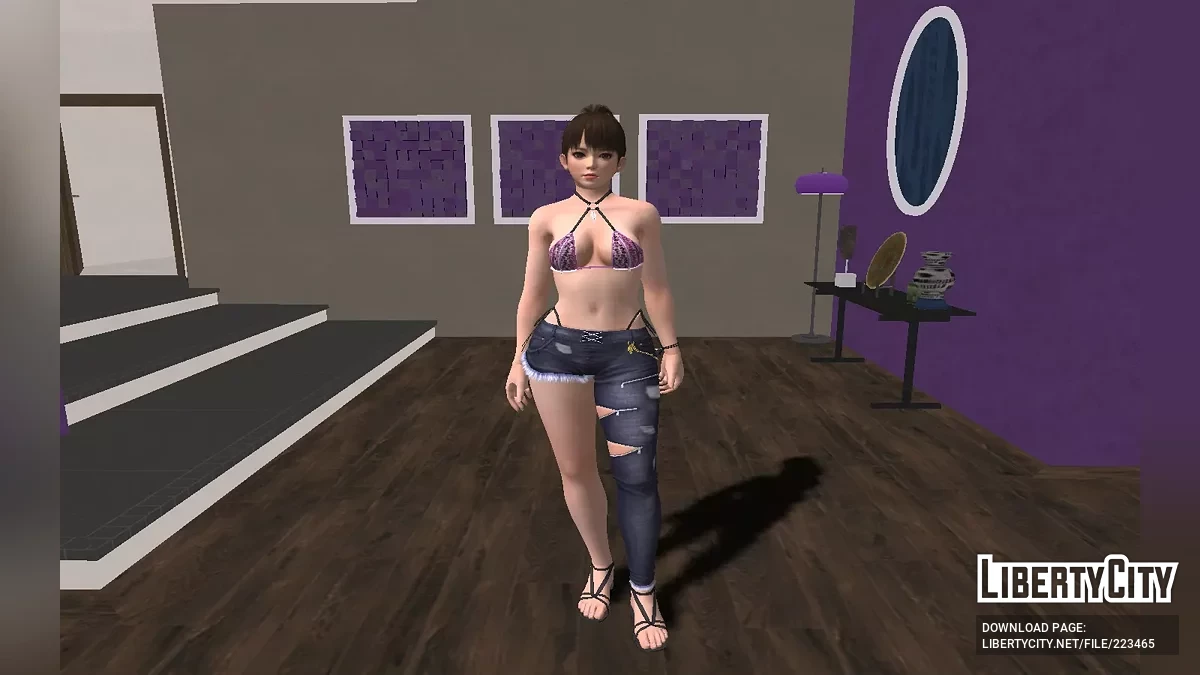 Лейфанг в уникальном наряде / GTA San Andreas