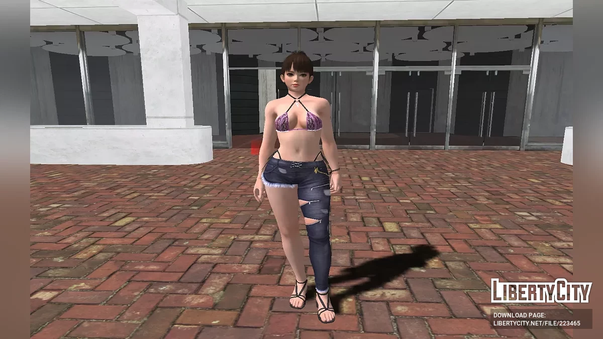 Лейфанг в уникальном наряде / GTA San Andreas