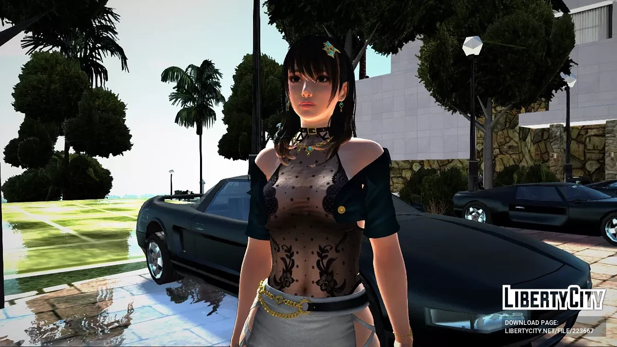 Нанами из Dead Or Alive в наряде Nocturne Lasting / GTA San Andreas