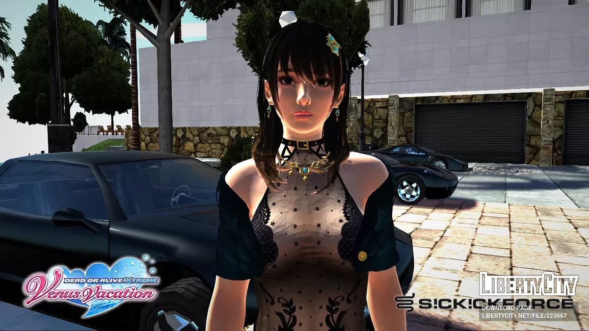 Нанами из Dead Or Alive в наряде Nocturne Lasting / GTA San Andreas