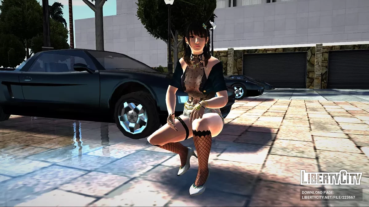 Нанами из Dead Or Alive в наряде Nocturne Lasting / GTA San Andreas