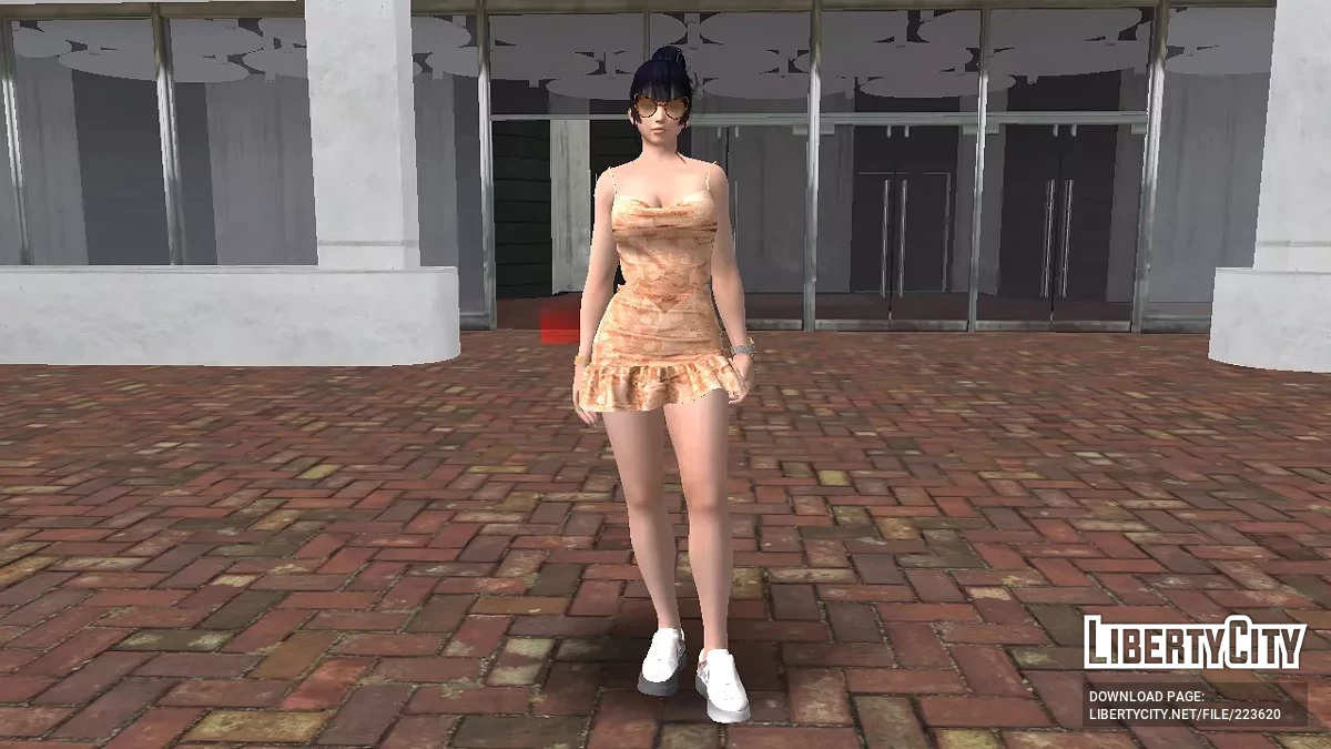 Ниотенгу из DOAXVV в сарафане / GTA San Andreas