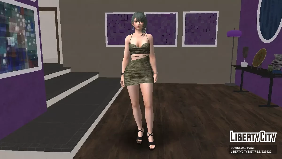Тамаки из DOAXVV - Летний повседневный наряд / GTA San Andreas