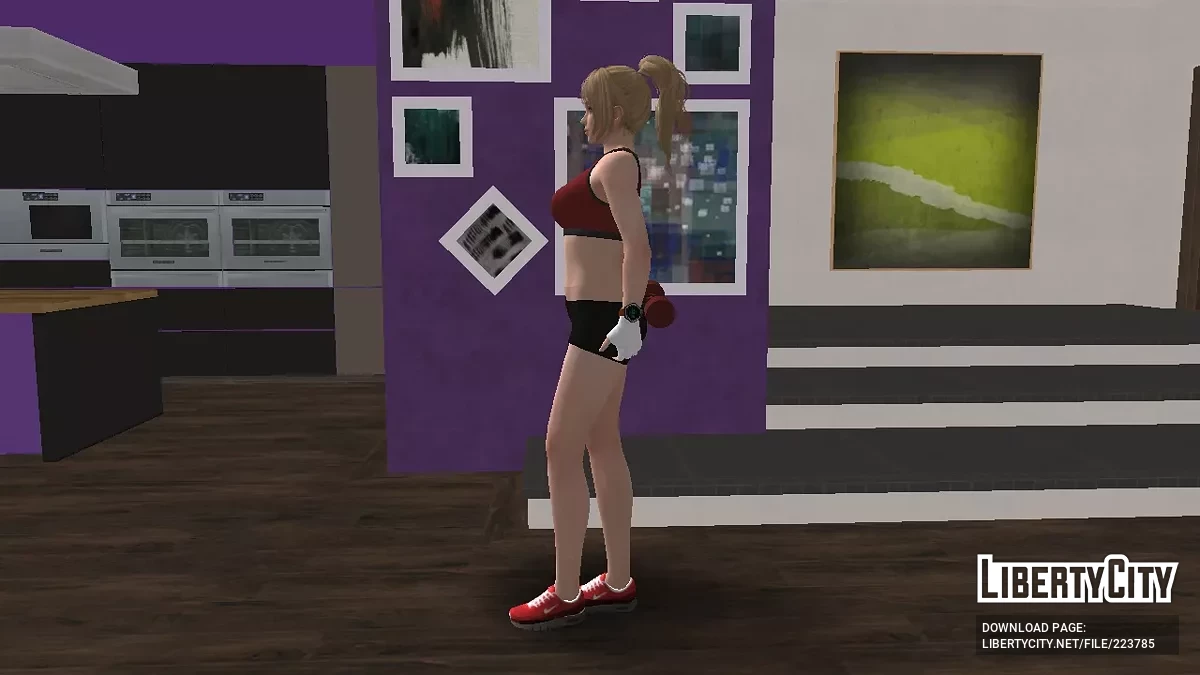 Юкино из DOAXVV в спортивной одежде Nike / GTA San Andreas