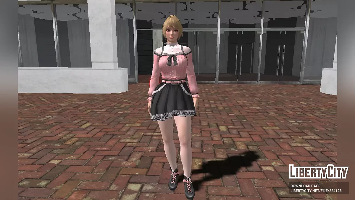 Юкино из Dead Or Alive в прекрасном наряде / GTA San Andreas