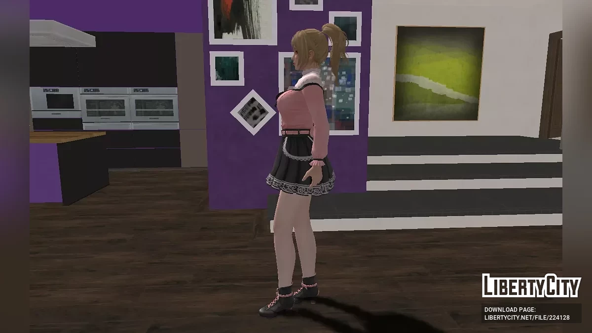 Юкино из Dead Or Alive в прекрасном наряде / GTA San Andreas