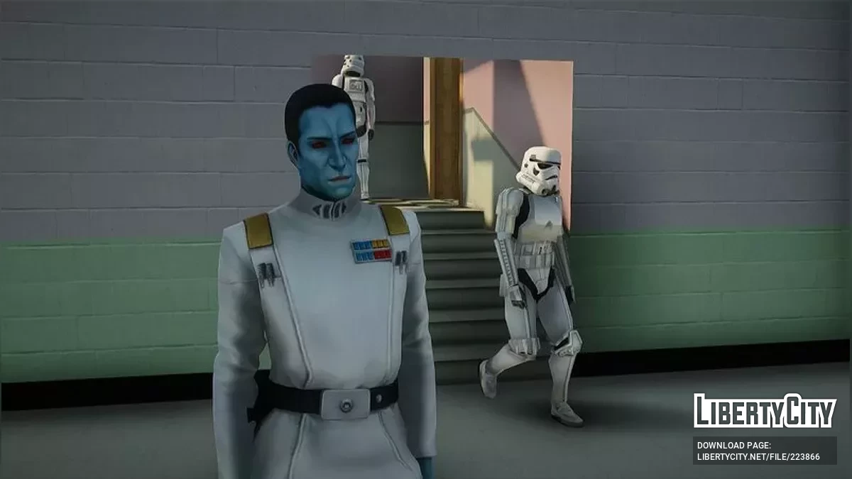 Гранд-адмирал Траун из Star Wars / GTA San Andreas