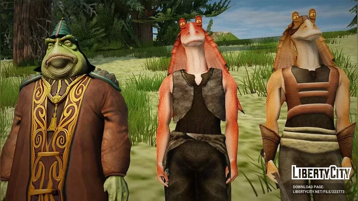 Гунганы из Star Wars / GTA San Andreas