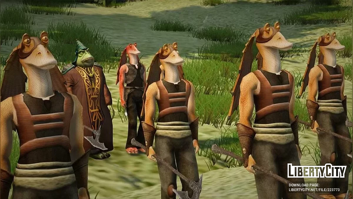 Гунганы из Star Wars / GTA San Andreas