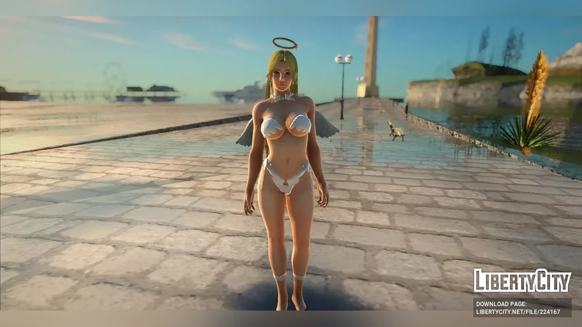 Хелена Дуглас в наряде Ангела Любви / GTA San Andreas