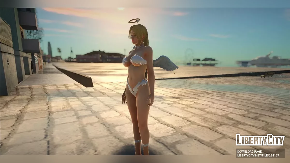 Хелена Дуглас в наряде Ангела Любви / GTA San Andreas