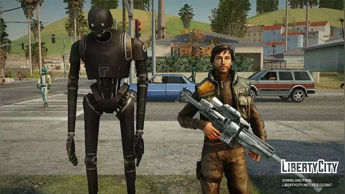 Кассиан Андор и K2SO / GTA San Andreas